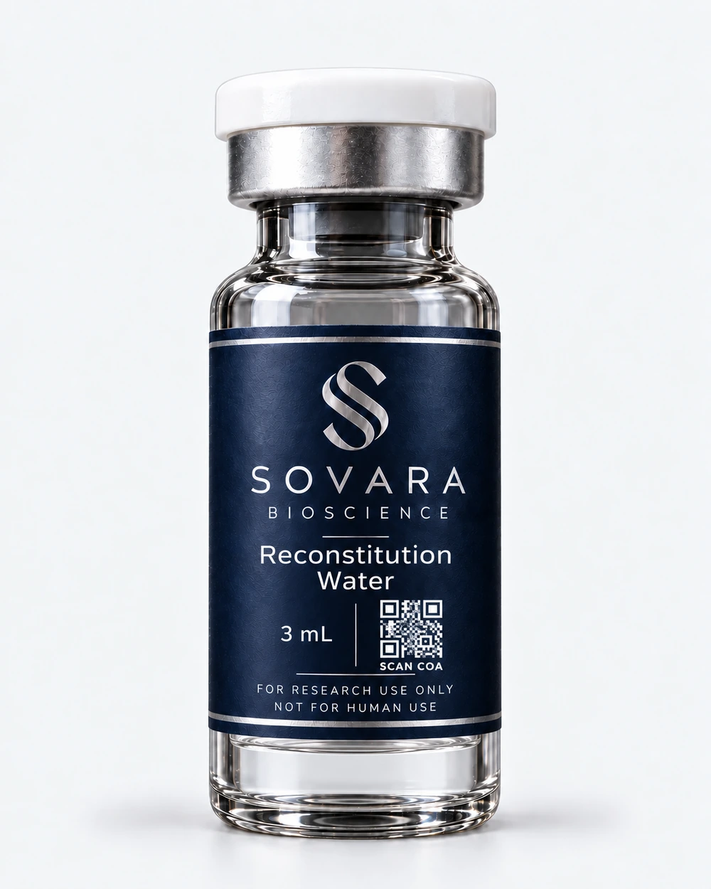 Reconstitution Water 3 mL vial research vial