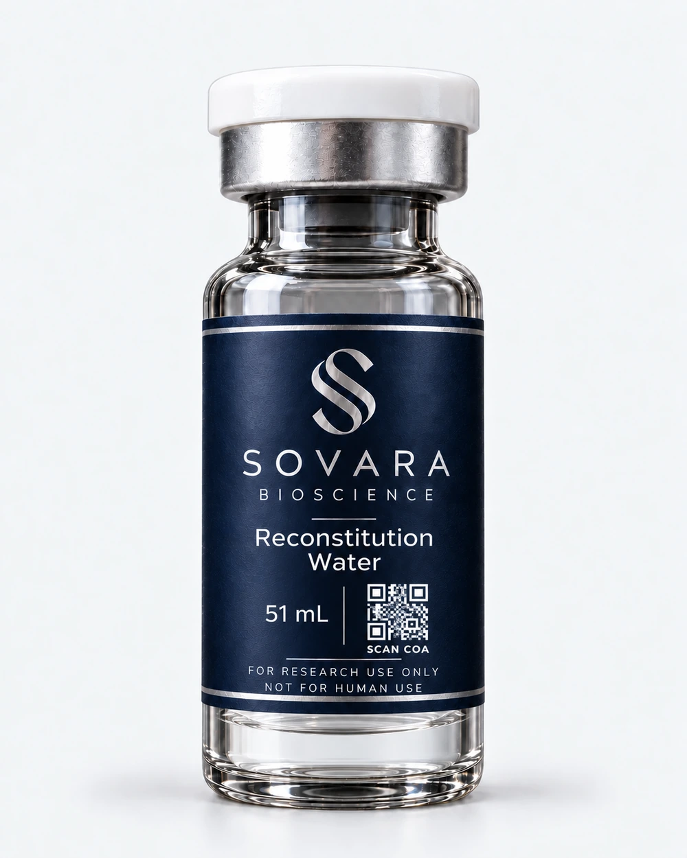 Reconstitution Water 51 mL vial research vial